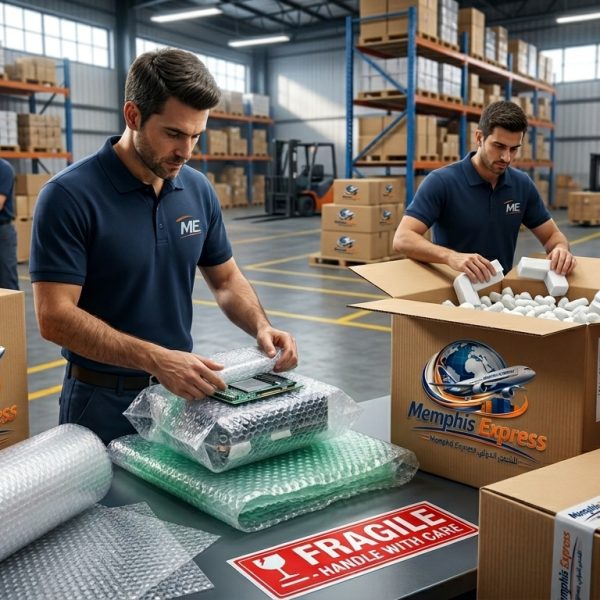 خدمات التعبئة والتغليف للتصدير في مصر | تجهيز الشحن الدولي بأمان كامل